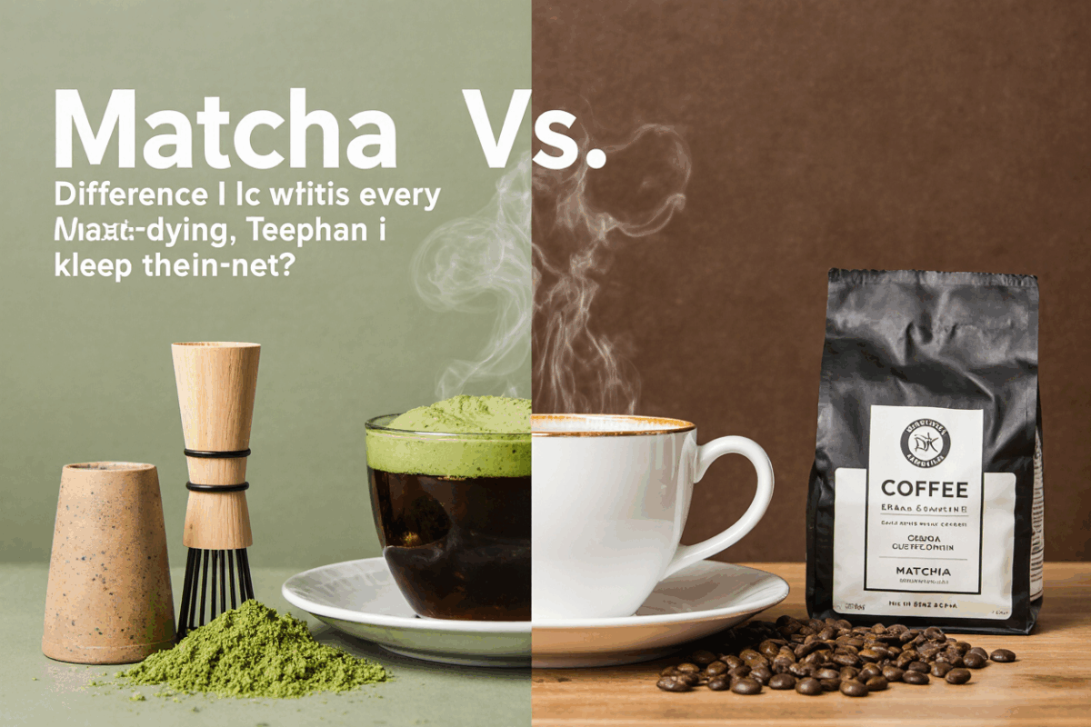 تاثیر ماچا و قهوه روی بدن