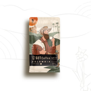 دانه قهوه کلمبیا Colombia مقدار 250 گرم